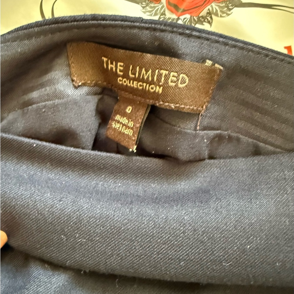The Limited Navy Blazer and Skirt Set - Picture 3 of 4